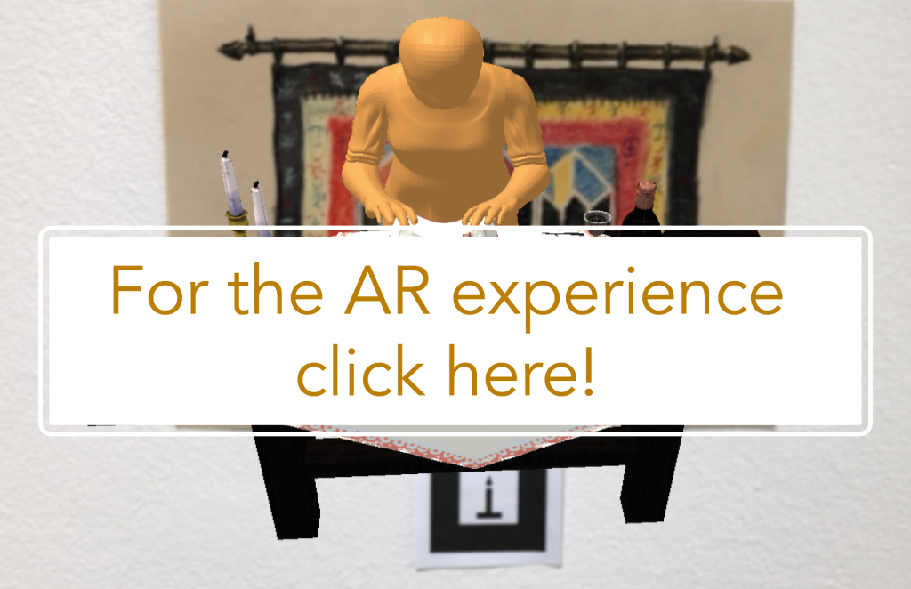 An image of a 3D model with the caption "For the AR experience click here!"